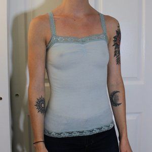 Light Blue Lace Camisole